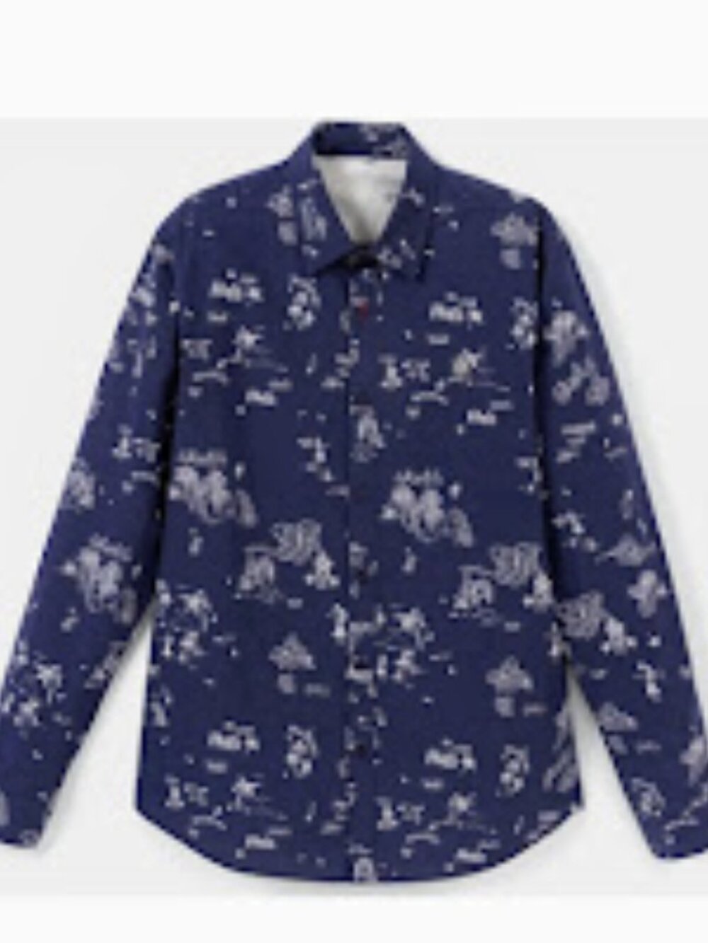 Desigual Blue Hawaiian Bolimania print shirt